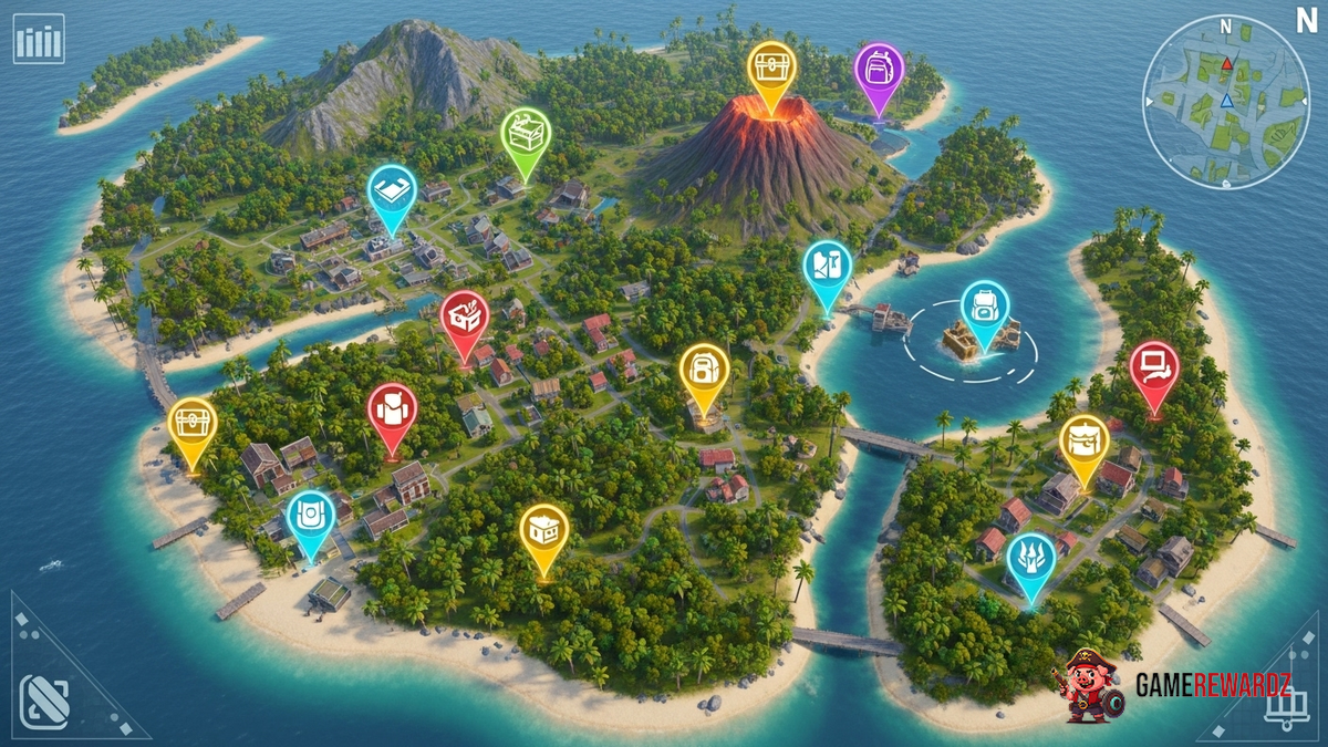 Free Fire Secret Loot Locations